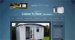 Desktop Screenshot of cabin-rentals.co.nz